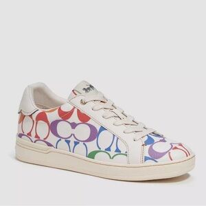 💖🌈 Rare Rainbow Coach Sneakers 🌈💖
